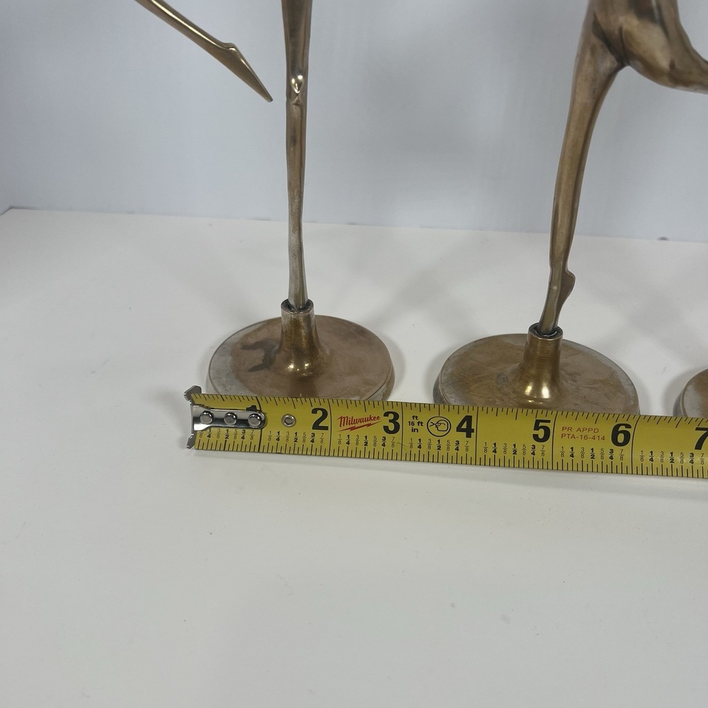 Ballerina Dancer Figurines gold and silver Metal Ballet Sculptures Set of 3 - Picture 11 of 12